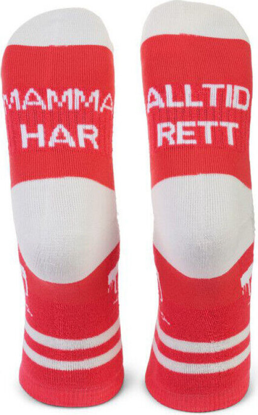 House Of Hygge Merino Ullsokker Mamma  Rd  Hvit S (36-39)