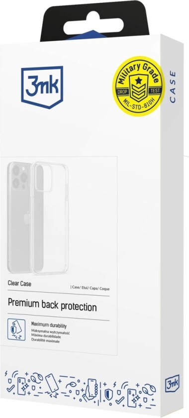 Mobilt Bakdeksel 3Mk Xiaomi 14T Klart, Gjennomsiktig
