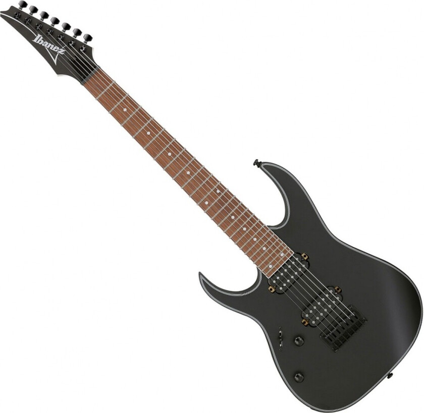 RG7421EXL Left Handed 7 String Black Flat