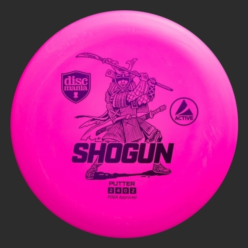 Bilde av Discgolf  Putter Shogun Active Pink 2/4/0/2