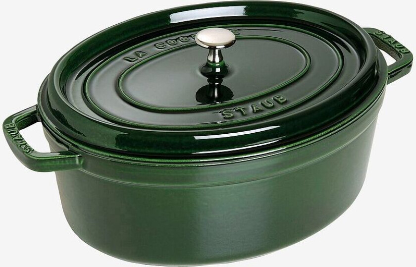 Gryte La Cocotte oval 33 cm, 6,7 l, Grønn