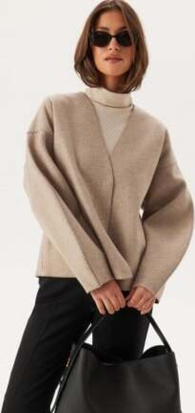 Vijuice Loose L/S JACKET - NOO Natural Melange 40