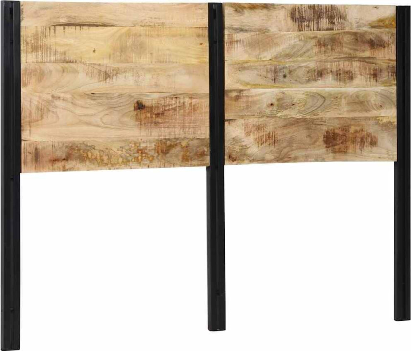 sengegavl 140 cm heltre mango og jern