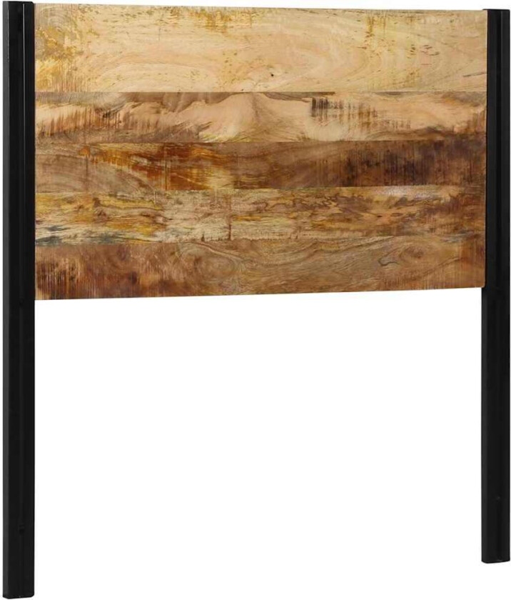 sengegavl 100 cm heltre mango og jern