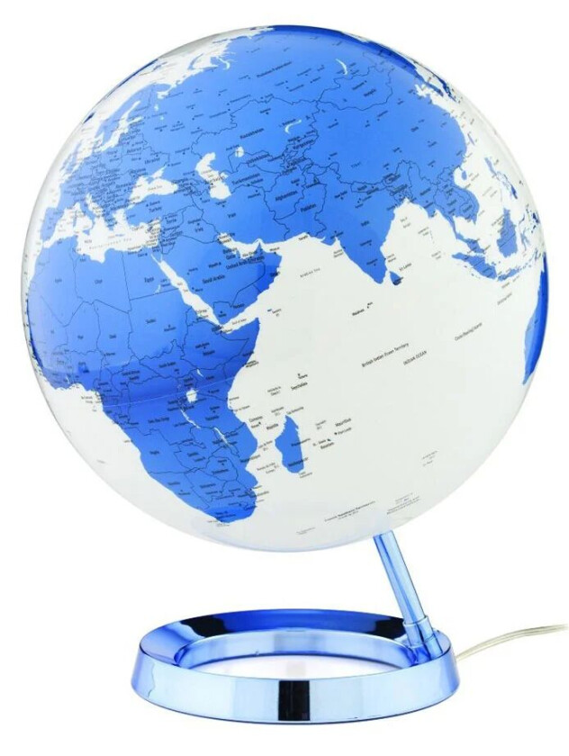 Bilde av Globus 30cm Light & Colour Hot Blue Eng LED-lys