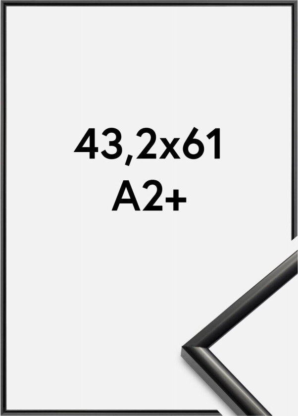 Ramme New Lifestyle Akrylglass Svart 43,2x61 Cm (A2+)