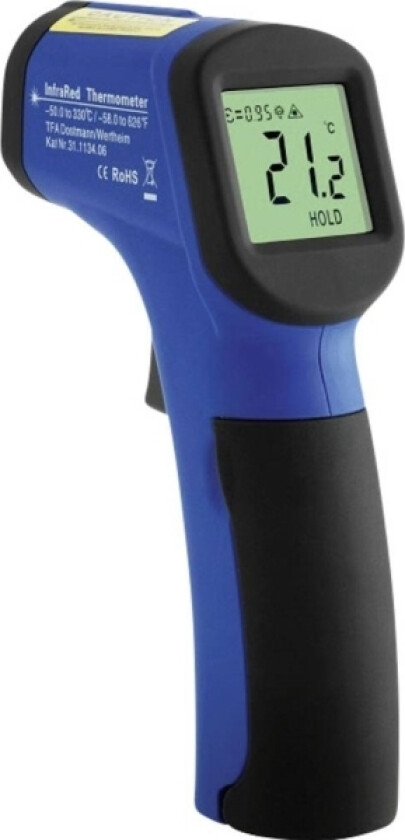 Tfa Dostmann Scantemp 330 Infrarødt Termometer Kalibreret (Iso) Optik (Termometer) 12:1 -50 - +330 °C