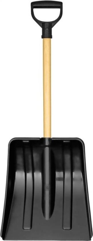 Nenurodyta_V Plastic Car Snow Shovel With Wooden Han