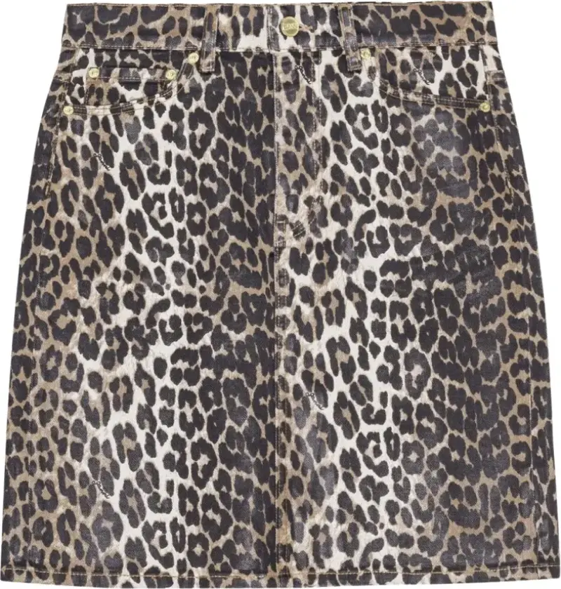 Dame, Skjørt, Brun, L