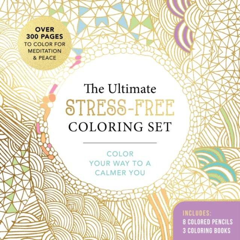 The Ultimate Stress-Free Coloring Set av Editors of Chartwell Books