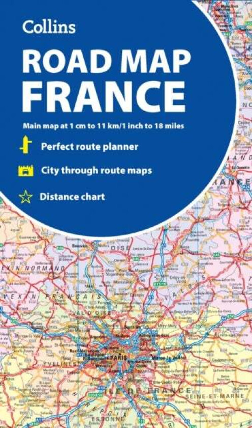 Collins Road Map of France av Collins Maps