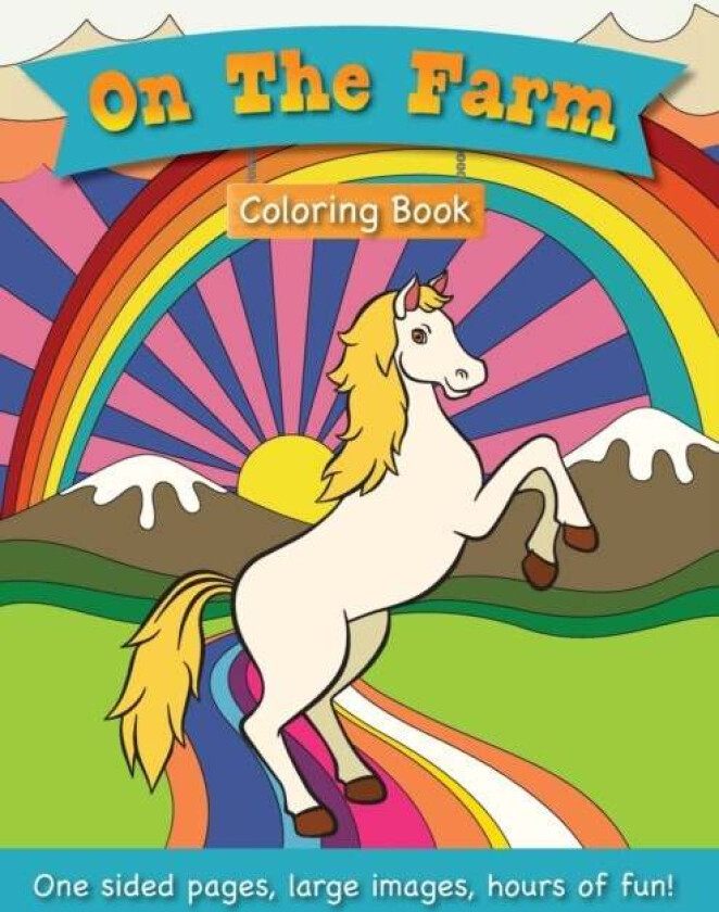 On The Farm Coloring Book for Kids Ages 3-6! av Engage Books