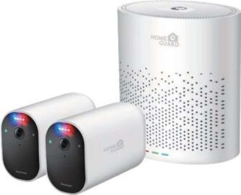 Smart Deterrence - Nvr + Kamera(Er) - Ac-Drevet, Batteridrevet - 8 Kanaler - 2 Kamera(Er) - Cmos