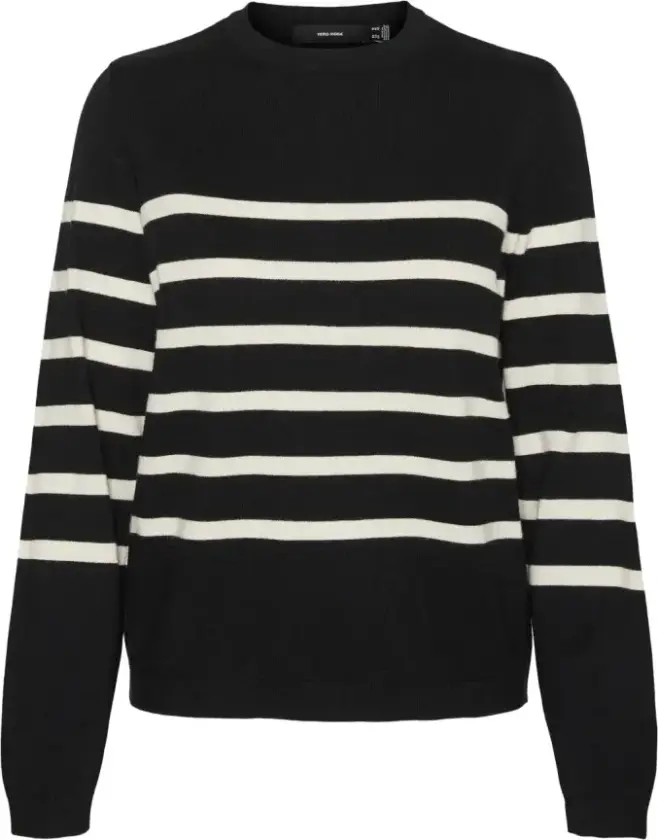 Dame, Strikkevarer, Svart, M