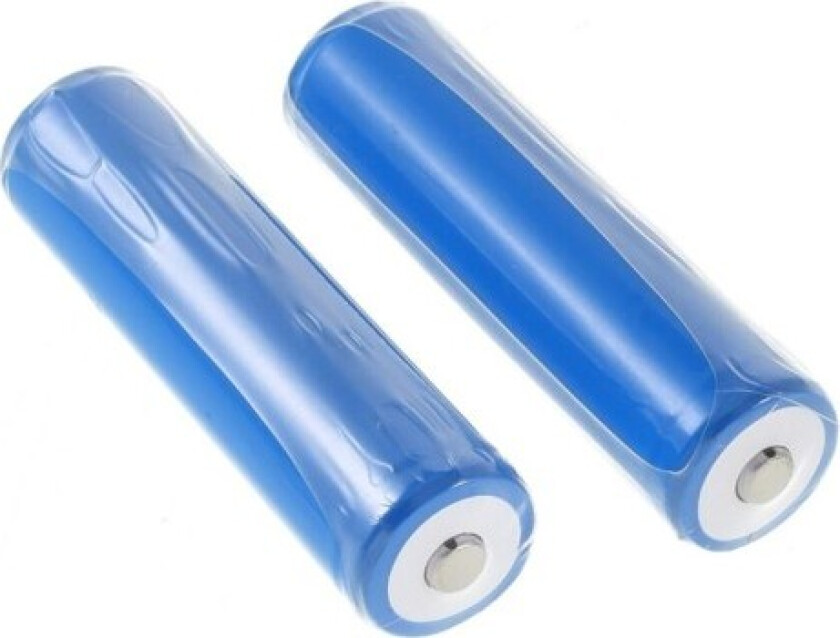 2Pcs/Set Rechargeable 18650 Li-ion Batteries 3.7V 2200mAh Blue