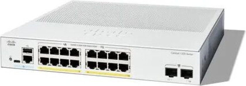 Catalyst C1200 Smart 16x1gbe 2x1gbe Sfp Poe 120w Switch