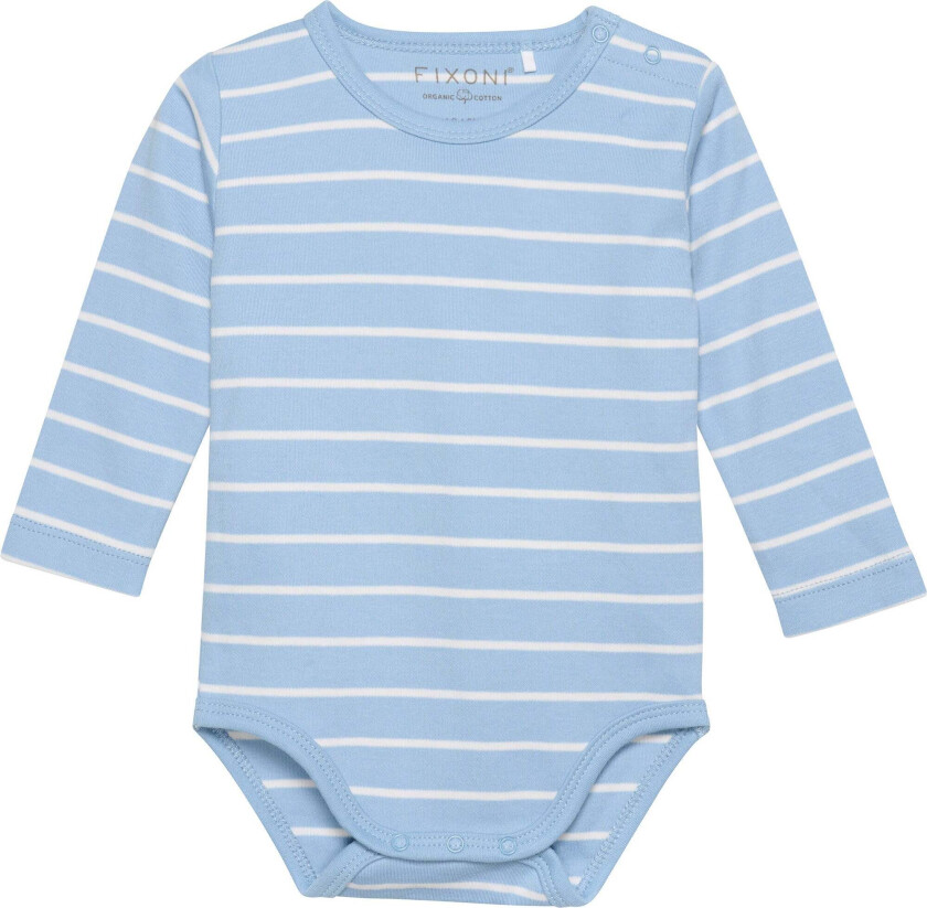 Body, Ashley Blue, 80, Babyklær - Bodys - Bomull