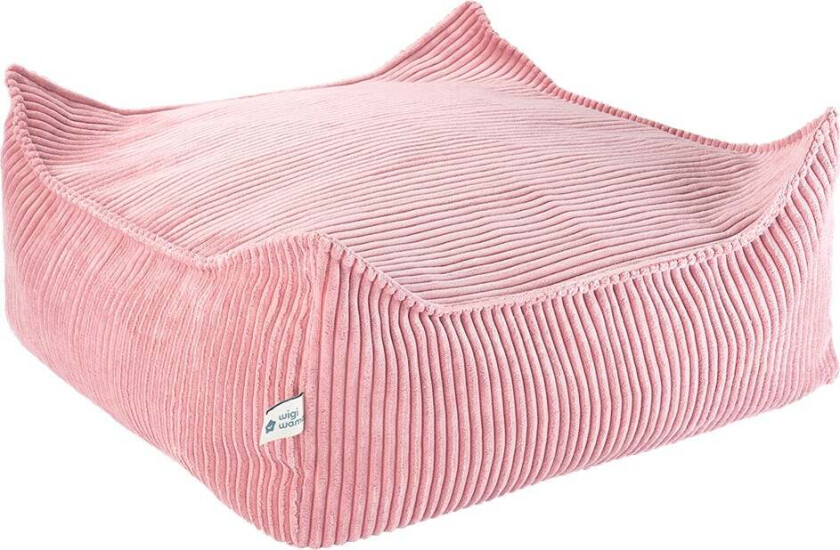 Kvadrat Puff, Pink Mousse - Sittemøbler - Polyester