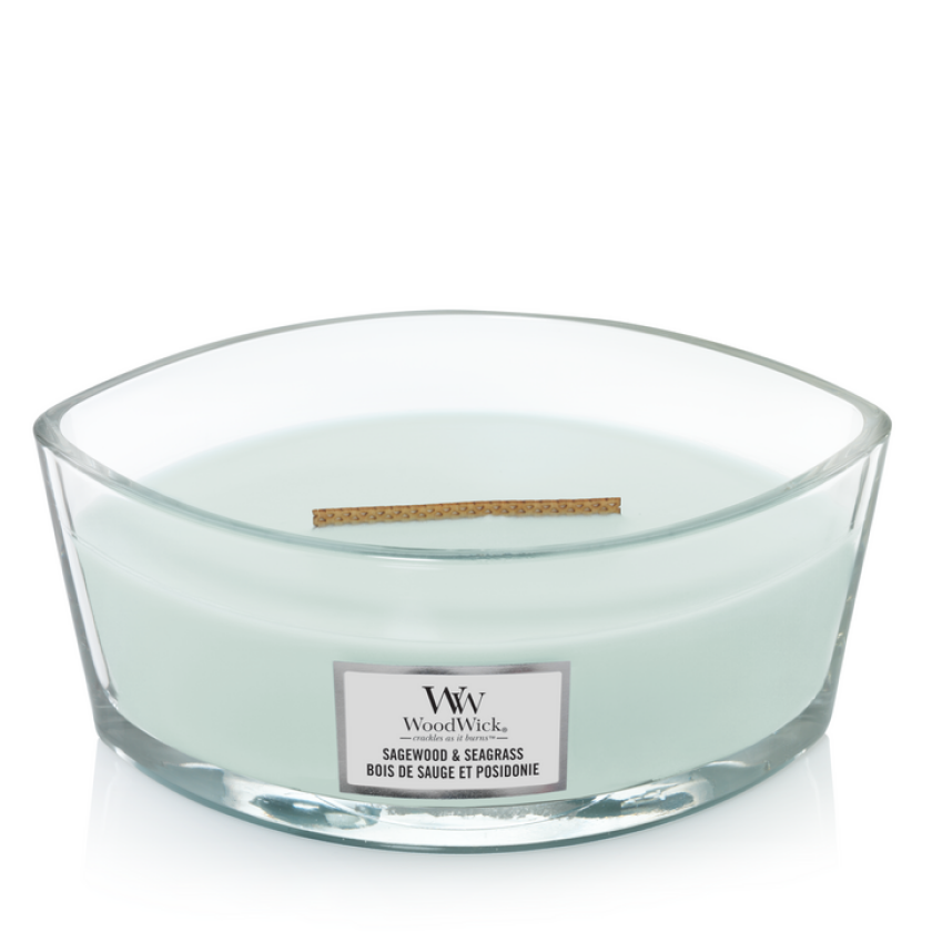 Woodwick Ellipse Sagewood & Seagrass