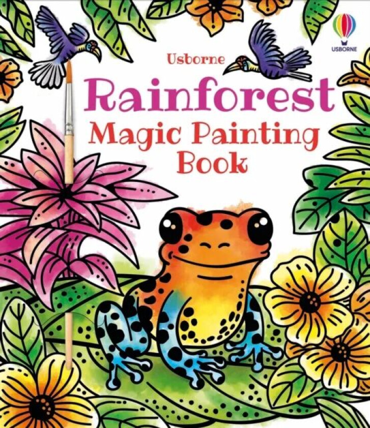 Rainforest Magic Painting Book av Sam Baer