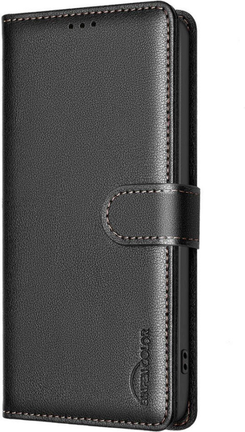 Samsung Galaxy A56 (5G) BINFEN Kunstskinn Flip Deksel m. RFID Blokkering - Svart