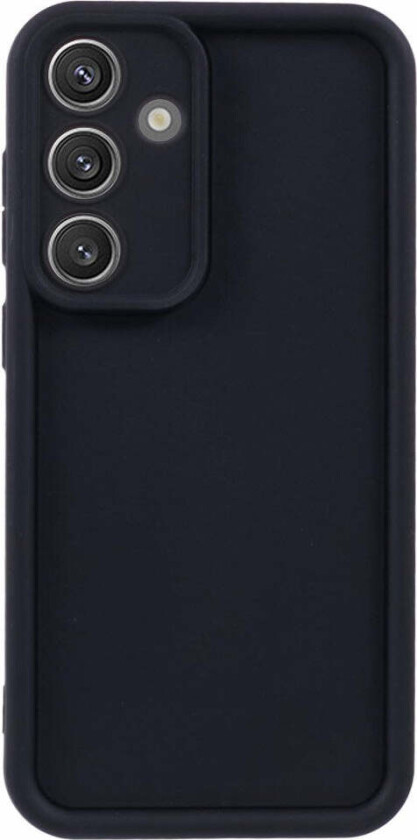 Anti-Slip Fleksibelt Plast Deksel - Samsung Galaxy S25 - Svart