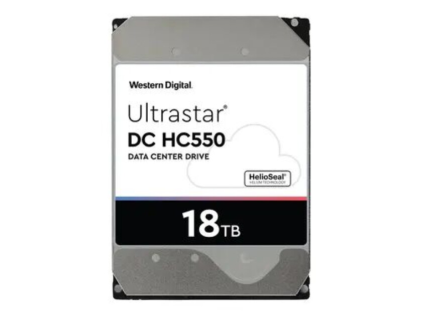 Wd Ultrastar Dc Hc550 18tb 3.5" 7,200rpm Sata-600