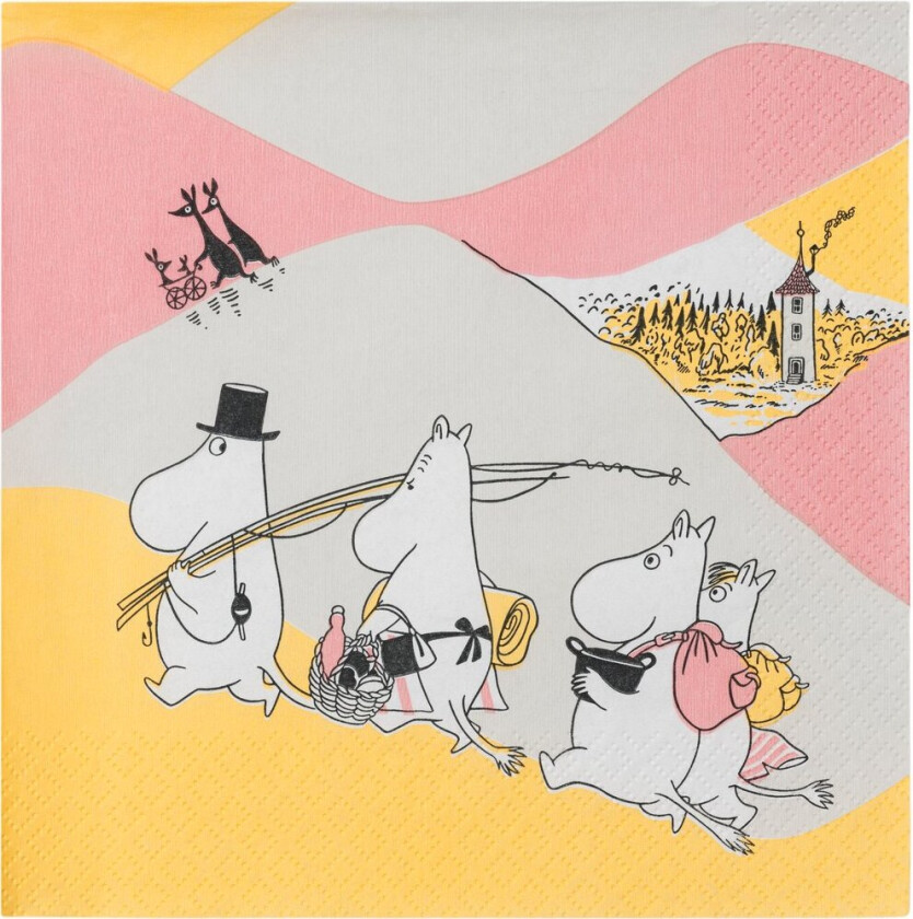 Mummi serviett Familiekos 33x33 cm 20-pk Multi