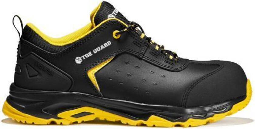 Bilde av Wild Low Vernesko svart/gul, S3, glassfiberhette 44