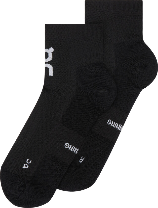 Core Run Sock Mid 2P Black