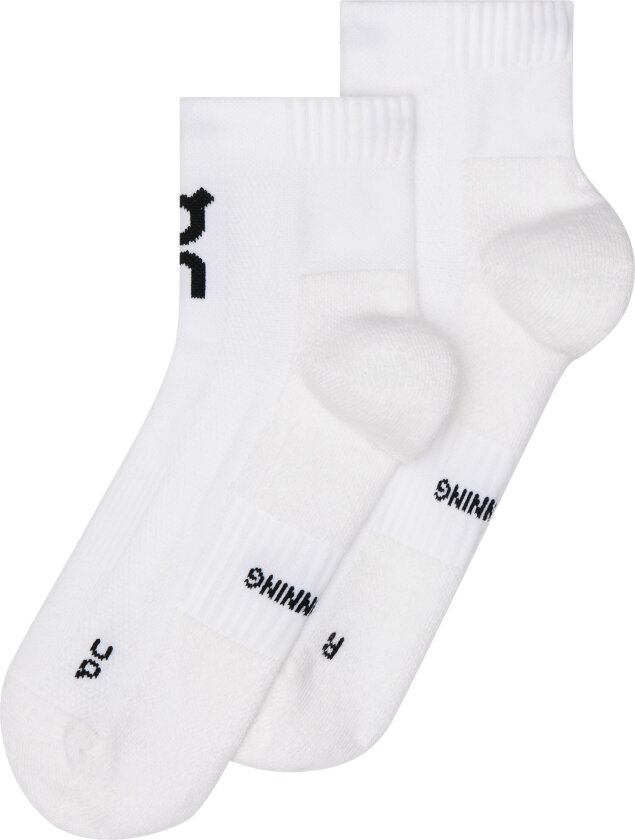Core Run Sock Mid 2P White