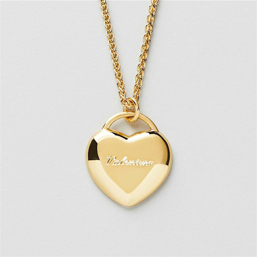 Bilde av Love Heart Halskjede Gravering