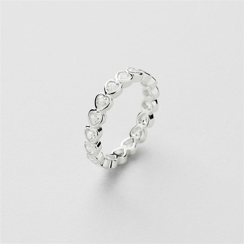 Bezel Heart Ring
