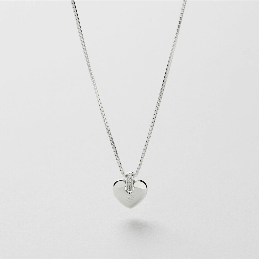 Heart Halskjede gravering