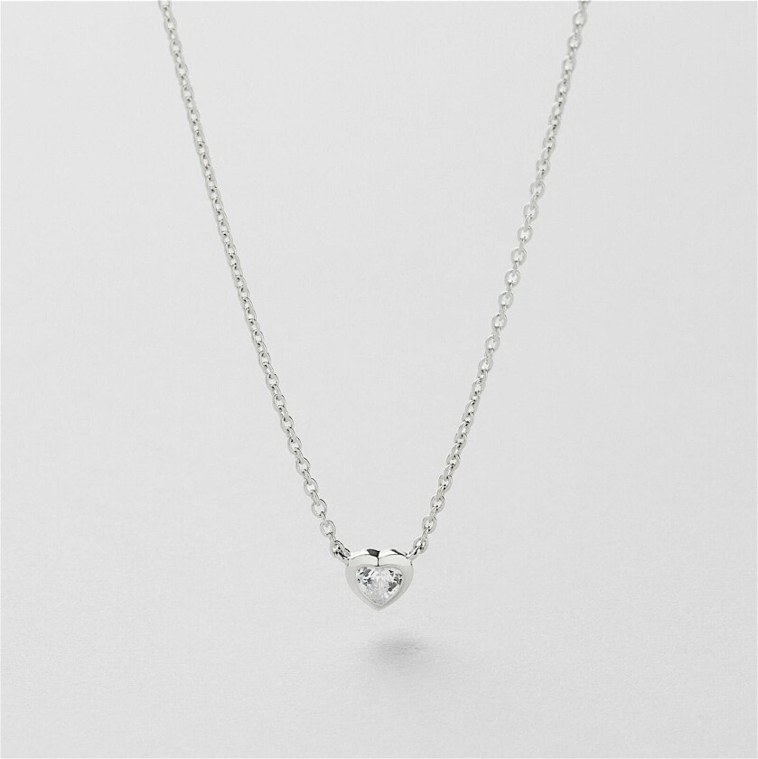 Bezel Heart Halskjede