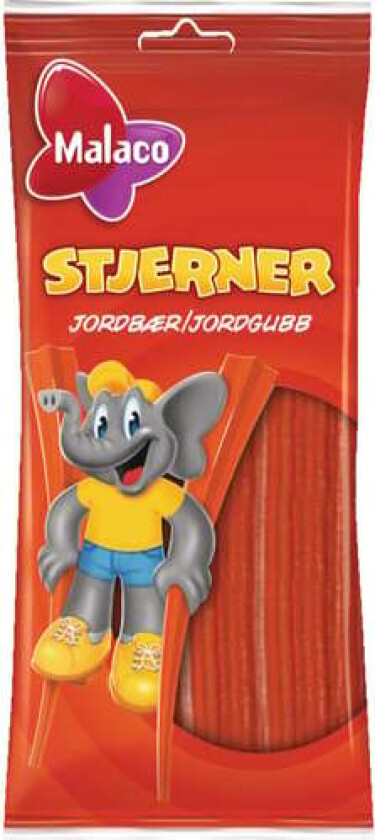 <div>Malaco Stars Jordbær 92 g</div>