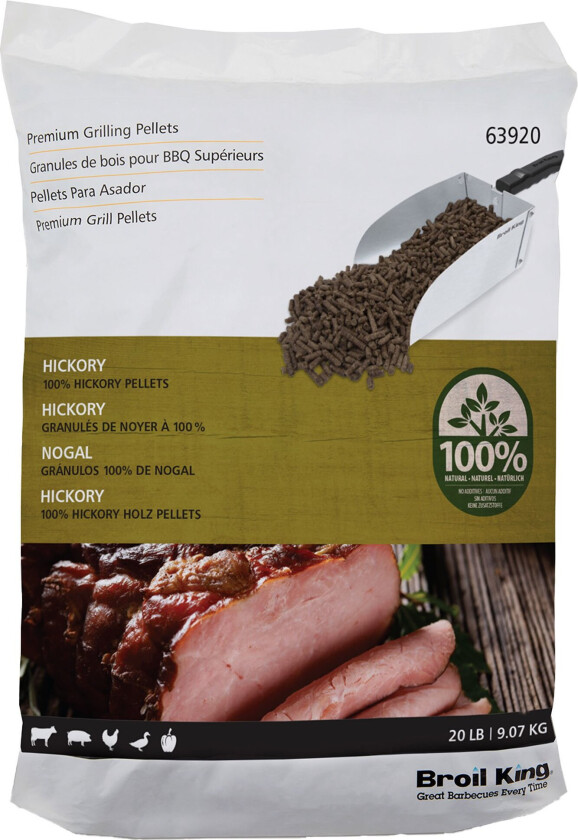 Pellets hickory, 9 kg