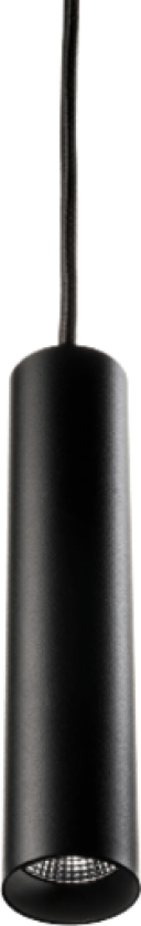 SG Zip Tube Micro 1F skinnependel, 4000K, svart