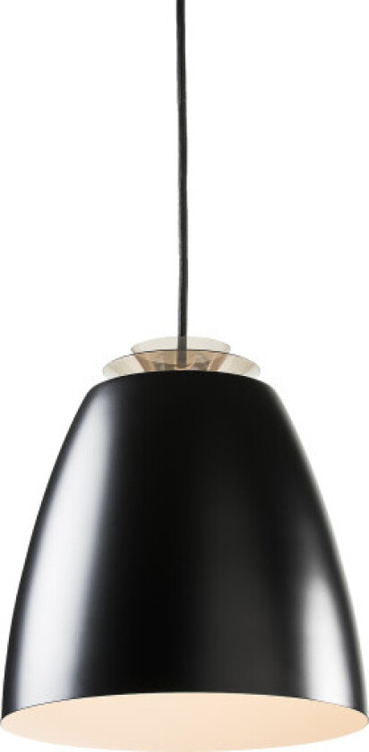 SG Bell pendellampe, svart/hvit, Ø30 cm