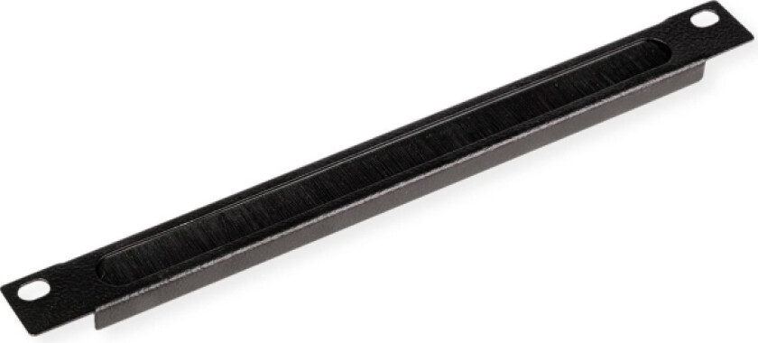 Roline 26.21.0027, Kabelguide, Svart, Stål, 0.5U, 25,4 Cm (10"), 450 Mm
