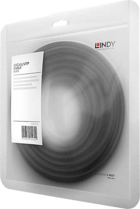 Nettverkskabel - Rj-45 (Hann) Til Rj-45 (Hann) - 50 Cm - Utp - Cat 6 - Formstøpt, Uten Hindringer, Flertrådet - Svart