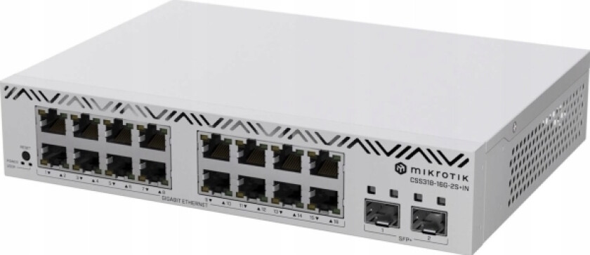 Mikrotik Cloud Smart Switch 318-16G-2S+In With Switchos Desktop Case | Mikrotik