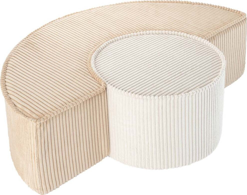 Puff Sett, Brown Sugar - Sittemøbler - Polyester