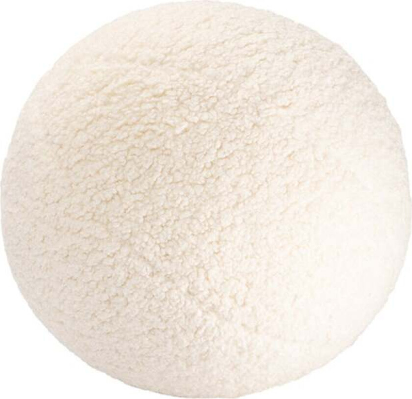 Ball Pyntepute, Cream White - Tekstiler - Polyester