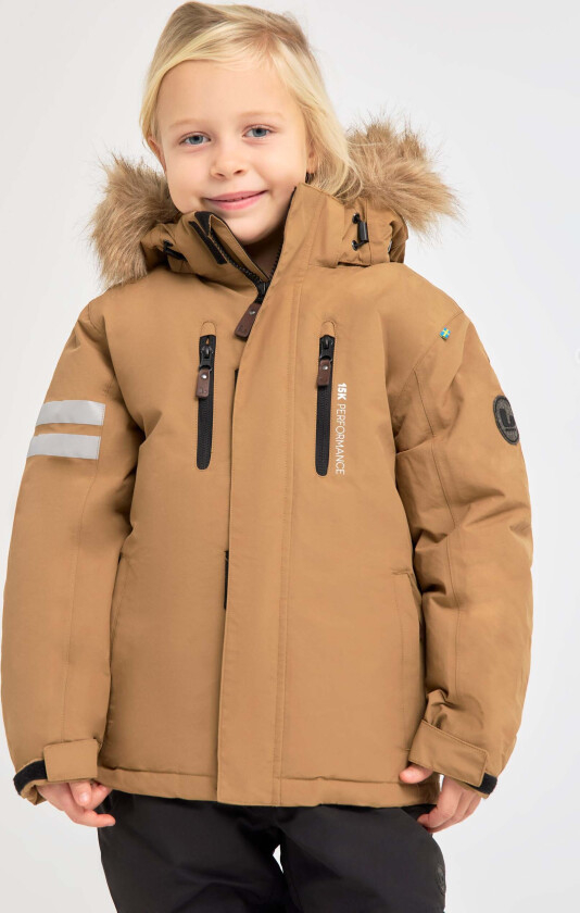 Polar Vinterjakke, Beige, 100 - Barnejakker - 100% Polyester