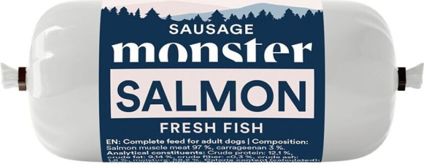 Monster Treat Belønningspølse Laks (80 g)