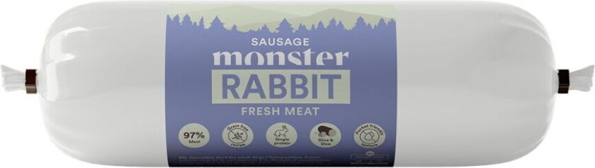 Monster Treat Belønningspølse Kanin (80 g)