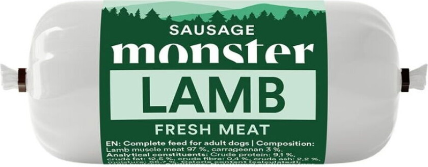 Monster Treat Belønningspølse Lam (80 g)
