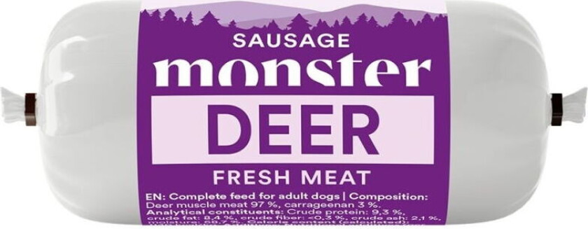 Monster Treat Belønningspølse Hjort (80 g)