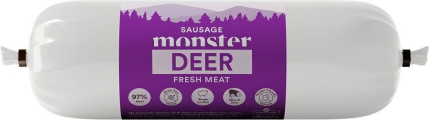 Bilde av Monster Treat Belønningspølse Hjort (400 g)